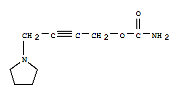 2-Butyn-1-ol,4-(1-pyrrolidinyl)-, 1-carbamate cas  16160-66-0