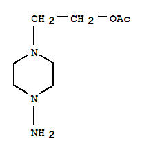 2-(4-aminopiperazin-1-yl)ethyl acetate