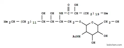 Molecular Structure of 161842-93-9 (Docosanamide,N-[(1S,2S,3R)-1-[[[2-(acetylamino)-2-deoxy-b-D-glucopyranosyl]oxy]methyl]-2,3-dihydroxy-15-methylhexadecyl]-2-hydroxy-,(2R)- (9CI))