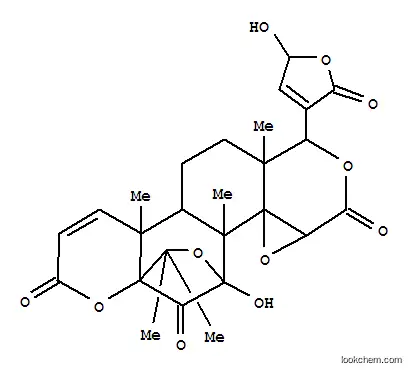 Molecular Structure of 161897-68-3 (7H-5,7a-Methano-1H-oxireno[4,5]pyrano[3,4-i]pyrano[2,3-d][2]benzoxepin-3,9,14(3aH,11aH)-trione,1-(2,5-dihydro-5-hydroxy-2-oxo-3-furanyl)-4b,5,11b,12,13,13a-hexahydro-5-hydroxy-4b,7,7,11a,13a-pentamethyl-(9CI))