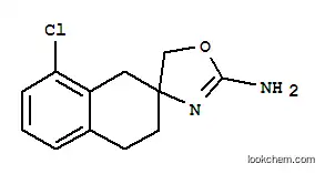 Molecular Structure of 162280-52-6 (Spiro[naphthalene-2(1H),4'(5'H)-oxazol]-2'-amine,8-chloro-3,4-dihydro-)