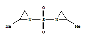 Molecular Structure of 1623-86-5 (Aziridine,1,1'-sulfonylbis[2-methyl-)