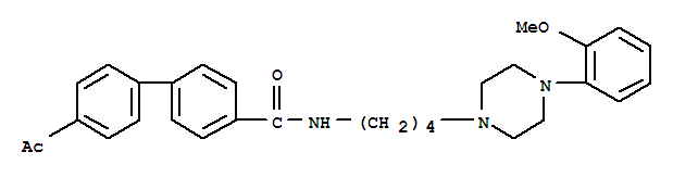4'-ACETYL-N-[4-[4-(2-METHOXYPHENYL)-1-PIPERAZINYL]BUTYL]-[1,1'-BIPHENYL]-4-CARBOXAMIDE