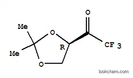 Molecular Structure of 162932-23-2 (Ethanone, 1-(2,2-dimethyl-1,3-dioxolan-4-yl)-2,2,2-trifluoro-, (R)- (9CI))