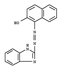Molecular Structure of 163184-63-2 (2-Naphthalenol,1-[2-(1H-benzimidazol-2-yl)diazenyl]-)