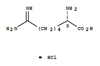 Heptanoic acid,2,7-diamino-7-imino-, monohydrochloride, (S)- (9CI)