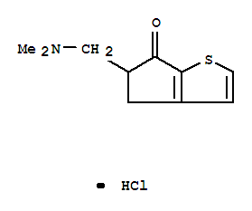 6H-Cyclopenta[b]thiophen-6-one,5-[(dimethylamino)methyl]-4,5-dihydro-, hydrochloride (1:1) cas  16378-08-8