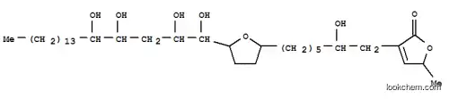 Molecular Structure of 163860-17-1 (2(5H)-Furanone,3-[2-hydroxy-7-[tetrahydro-5-(1,2,4,5-tetrahydroxynonadecyl)-2-furanyl]heptyl]-5-methyl-(9CI))