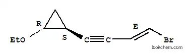 Molecular Structure of 164386-14-5 (Cyclopropane, 1-(4-bromo-3-buten-1-ynyl)-2-ethoxy-, [1alpha(E),2ba]- (9CI))
