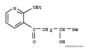 Molecular Structure of 164398-93-0 (1-Butanone,1-(2-ethoxy-3-pyridinyl)-3-hydroxy-(9CI))