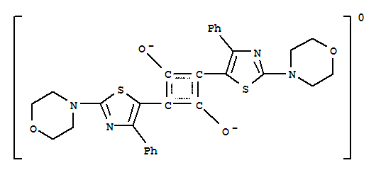 1,3-Bis(2-morpholino-4-phenyl-1,3-thiazol-5-yl)-2-oxo-cyclobutenylium-4-olate