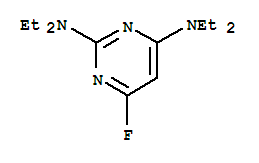 2-N,2-N,4-N,4-N-tetraethyl-6-fluoropyrimidine-2,4-diamine