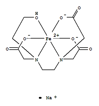 sodium;2-[2-[bis(2-oxido-2-oxoethyl)amino]ethyl-(2-hydroxyethyl)amino]acetate;iron(2+)