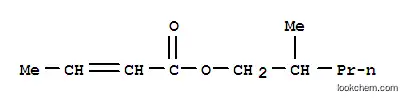 Molecular Structure of 16491-56-8 (2-methylpentyl (2Z)-but-2-enoate)