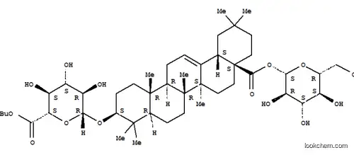 Molecular Structure of 164990-98-1 (b-D-Glucopyranosiduronic acid, (3b)-28-(b-D-glucopyranosyloxy)-28-oxoolean-12-en-3-yl, butylester)
