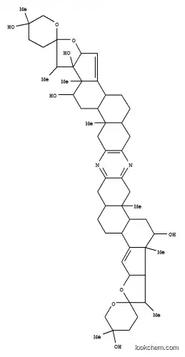 Molecular Structure of 164991-74-6 (Dispiro[2H-pyran-2,2'(13'H)-bisfuro[3'',2'':3',4']cyclopenta[1',2':5,6]naphtho[1,2-b:1',2'-i]phenazine-13',2''-[2H]pyran]-5,5'',11',11'b,22'(12'H)-pentol,1',3,3'',3'a,4,4'',4'b,5,5',5'',6,6',6'',6'a,7',9',9'a,9'b,10',11',11'a,14'a,15'b,16',17',17'a,18',20',20'a,20'b,21',22',22'a,22'b-tetratriacontahydro-1',5,5'',9'a,11'a,12',20'a,22'a-octamethyl-,(1'S,2R,2'''R,3'aS,4'bR,5S,5'''S,6'aS,9'aS,9'bS,11'R,11'aR,11'bS,12'S,14'aS,15'bR,17'aS,20'aS,20'bS,22'R,22'aR,22'bR)-(9CI))