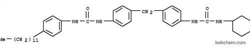 Molecular Structure of 165445-28-3 (1-cyclohexyl-3-[4-[[4-[(4-dodecylphenyl)carbamoylamino]phenyl]methyl]phenyl]urea)