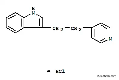 Molecular Structure of 16571-50-9 (3-[2-(pyridin-4-yl)ethyl]-1H-indolium chloride)