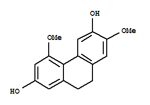 Molecular Structure of 166197-43-9 (2,6-Phenanthrenediol,9,10-dihydro-4,7-dimethoxy-)