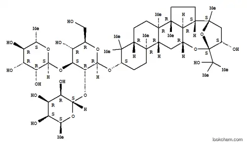 b-D-Glucopyranoside, (3b,12b,23S,24S)-12,24:20,24-diepoxy-23,25-dihydroxydammaran-3-ylO-6-deoxy-a-L-mannopyranosyl-(1®2)-O-[6-deoxy-a-L-mannopyranosyl-(1®3)]- (9CI)