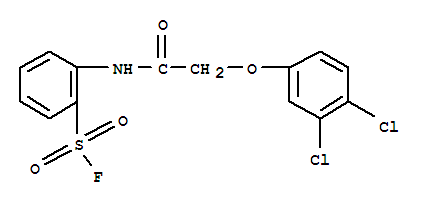 Benzenesulfonylfluoride, 2-[[2-(3,4-dichlorophenoxy)acetyl]amino]- cas  16638-96-3