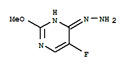 4(1H)-Pyrimidinone,5-fluoro-2-methoxy-,hydrazone