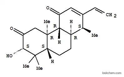 Molecular Structure of 166547-24-6 (3,5(2H,4H)-Phenanthrenedione,7-ethenyl-1,4a,4b,8,8a,9,10,10a-octahydro-2-hydroxy-1,1,4a,8-tetramethyl-,(2S,4aR,4bR,8S,8aR,10aS)-)