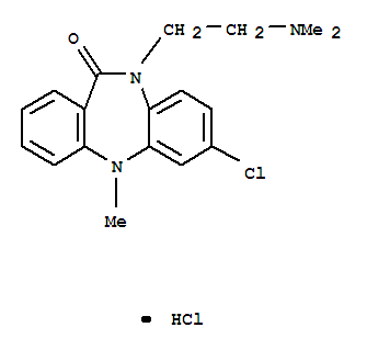 2-(2-chloro-11-methyl-6-oxobenzo[b][1,4]benzodiazepin-5-yl)ethyl-dimethylazanium chloride