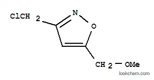Molecular Structure of 167155-52-4 (Isoxazole, 3-(chloromethyl)-5-(methoxymethyl)- (9CI))
