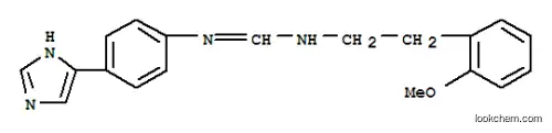 Molecular Structure of 167172-77-2 (N-[4-(3H-imidazol-4-yl)phenyl]-N-[2-(2-methoxyphenyl)ethyl]methanimidamide)