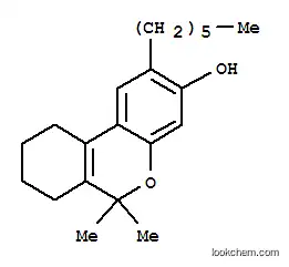 Molecular Structure of 16720-05-1 (7,8,9,10-Tetrahydro-6,6-dimethyl-2-hexyl-6H-dibenzo[b,d]pyran-3-ol)