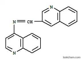 Molecular Structure of 16722-46-6 (N-[(E)-quinolin-3-ylmethylidene]quinolin-4-amine)