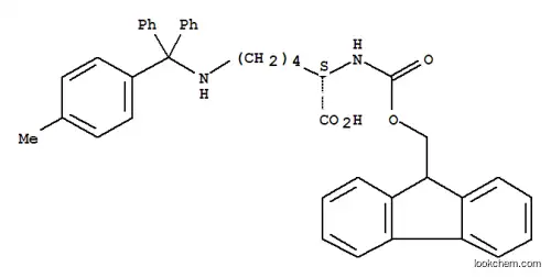 Fmoc-N'-methyltrityl-L-lysine                                                                                                                                                                           