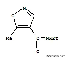 Molecular Structure of 167538-15-0 (4-Isoxazolecarboxamide,N-ethyl-5-methyl-(9CI))