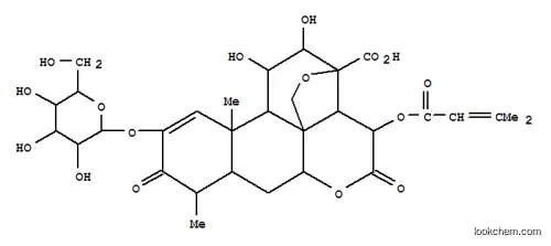 (11beta,12alpha,13xi,15beta)-2-(beta-D-glucopyranosyloxy)-11,12-dihydroxy-15-[(3-methylbut-2-enoyl)oxy]-3,16-dioxo-13,20-epoxypicras-1-en-21-oic acid