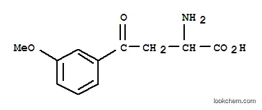 Molecular Structure of 168154-87-8 (Benzenebutanoic acid, a-amino-3-methoxy-g-oxo-)