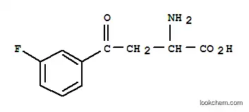 Molecular Structure of 168154-93-6 (Benzenebutanoic acid, a-amino-3-fluoro-g-oxo-)