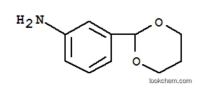 Molecular Structure of 168551-56-2 (3-(1,3-DIOXAN-2-YL)ANILINE)
