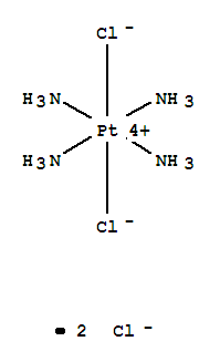 Platinum(2+),tetraamminedichloro-, chloride (1:2), (OC-6-12)- cas  16893-10-0
