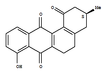 Benz[a]anthracene-1,7,12(2H)-trione,3,4,5,6-tetrahydro-8-hydroxy-3-methyl-, (3S)-