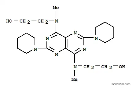Ethanol,2,2'-[(2,6-di-1-piperidinylpyrimido[5,4-d]pyrimidine-4,8-diyl)bis(methylimino)]bis-(9CI)