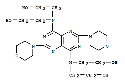 Ethanol,2,2',2'',2'''-[(2,6-di-4-morpholinylpyrimido[5,4-d]pyrimidine-4,8-diyl)dinitrilo]tetrakis-(9CI) cas  16908-54-6