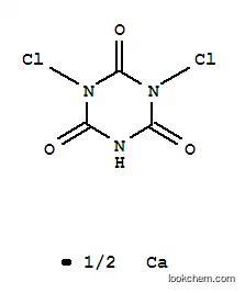 1,3-dichloro-1,3,5-triazine-2,4,6(1H,3H,5H)-trione, calcium salt