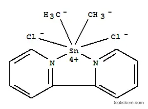 Molecular Structure of 16919-59-8 (Tin,(2,2'-bipyridine-N,N')dichlorodimethyl- (9CI))