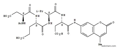 Molecular Structure of 169332-61-0 (AC-DEVD-AMC)