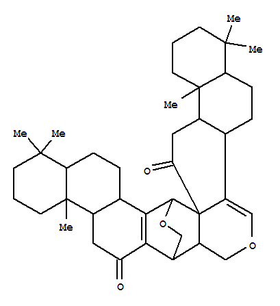Molecular Structure of 169626-50-0 (19,10-(Epoxymethano)chryseno[2,3-c]phenanthro[2,1-d]pyran-11,20(2H,12H)-dione,1,3,4,4a,5,6,6a,9,9a,10,12a,12b,13,14,15,16,16a,17,18,18a,19,21,21a,21b-tetracosahydro-4,4,12b,16,16,21b-hexamethyl-,(4aS,6aR,9aR,10S,12aS,12bR,16aS,18aR,19S,19aR,21aS,21bR)- (9CI))