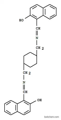 Molecular Structure of 16964-00-4 (2-Naphthol,1,1'-[1,4-cyclohexylenebis(methylenenitrilomethylidyne)]di- (8CI))