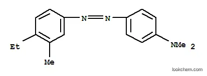 Molecular Structure of 17010-62-7 (4-[(3-Methyl-4-ethylphenyl)azo]-N,N-dimethylbenzenamine)