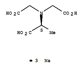 L-Alanine,N,N-bis(carboxymethyl)-, sodium salt (1:3)