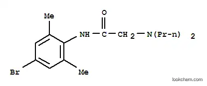 Molecular Structure of 17058-66-1 (N-(4-bromo-2,6-dimethylphenyl)-N~2~,N~2~-dipropylglycinamide)